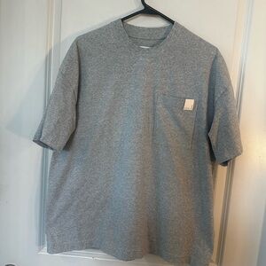 UNBENT Roundelay Of Bird Nature Rejuvenate Grey Boxy T-Shirt Streetwear,Size 1/S